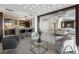 Open concept living area featuring contemporary design, and a modern kitchen at 35 Watergate Dr # 503, Sarasota, FL 34236