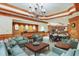 A comfortable lounge area features a coffee bar, a library, and comfortable seating arrangements at 35 Watergate Dr # 503, Sarasota, FL 34236
