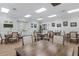 Community dining area with multiple tables and chairs at 5814 Benevento Dr, Sarasota, FL 34238