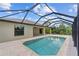 Relaxing screened pool and patio area at 196 Arch Dr, Rotonda West, FL 33947