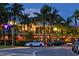 Cars parked along a lively street at night at 771 John Ringling Blvd # 22Fair, Sarasota, FL 34236