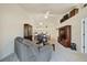 Bright living room with neutral decor and plenty of natural light at 4115 Putter Pl # 4115, Bradenton, FL 34203