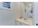 Small bathroom with vanity and toilet at 1749 Burgos Dr, Sarasota, FL 34238