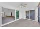 Bright screened patio with access to the living area at 5188 Marsh Field Ln # 93, Sarasota, FL 34235