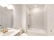 Clean bathroom with a bathtub and updated fixtures at 16113 Old Fox Trl, Port Charlotte, FL 33953