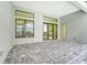 Spacious covered patio with access to interior at 524 Bocelli Dr, North Venice, FL 34275