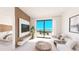 Bright living room with access to balcony and bedroom at 4950 Remington Dr # 401, Sarasota, FL 34234