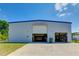 Large detached workshop with double doors at 1260 Boswell St, North Port, FL 34288