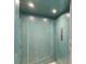 Private elevator with teal walls and recessed lighting at 118 Mangrove Ave, Anna Maria, FL 34216