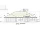Architectural drawing of single-story house front elevation at 13126 Marathon Blvd, Port Charlotte, FL 33981