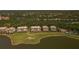 Aerial view of waterfront condos with resort-style amenities at 6360 Watercrest Way # 301, Bradenton, FL 34202