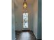 Bright entryway with decorative stained glass door at 5009 Sturbridge Ct, Sarasota, FL 34238
