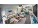 Open and airy living room with modern decor at 5524 37Th E St # 0, Bradenton, FL 34203