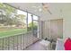 Relaxing screened patio offering outdoor seating with peaceful green space views at 6304 Pointe West Blvd # A102, Bradenton, FL 34209