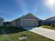 Charming single-Gathering home with a large two-car garage and well-maintained lawn at 2600 Averland Loop, North Port, FL 34287