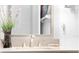 Modern bathroom with a contemporary sink and faucet set at 5641 Midnight Pass Rd # 902, Sarasota, FL 34242