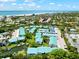 Aerial view of condo community by the beach at 5641 Midnight Pass Rd # 902, Sarasota, FL 34242