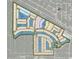 Aerial view of the community layout featuring various homesites, water features, and lush landscaping throughout at 1580 Laurel Brook Ln, Port Charlotte, FL 33953
