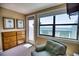 Ocean views, comfortable seating area, and built-in dresser at 301 S Gulf Blvd # 20, Placida, FL 33946