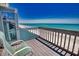 Relaxing ocean view from a beachfront deck with seating at 301 S Gulf Blvd # 20, Placida, FL 33946