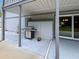 Outdoor patio with built-in grill and storage shed at 2422 53Rd St, Sarasota, FL 34234