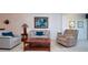 Relaxing living room with comfortable seating and a coffee table at 3780 Pinebrook Cir # 504, Bradenton, FL 34209