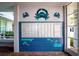 Well-maintained mailboxes with decorative tile and crab art at 3780 Pinebrook Cir # 504, Bradenton, FL 34209