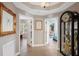 Bright hallway with access to other rooms and decorative elements at 6430 Watercrest Way # 201, Lakewood Ranch, FL 34202