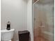 Simple bathroom with shower and a modern design at 6430 Watercrest Way # 201, Lakewood Ranch, FL 34202