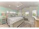 Peaceful bedroom with a king-size bed and serene decor at 2314 Avenue B, Bradenton Beach, FL 34217