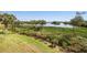 Gorgeous view of waterway and lush greenery from this property surrounded by mature trees and clear skies at 611 Riviera Dunes Way # 108, Palmetto, FL 34221
