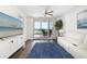 Living room with access to balcony and a beautiful exterior view at 611 Riviera Dunes Way # 108, Palmetto, FL 34221