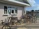 Outdoor concession stand with seating near the pool at 6503 Stone River Rd # 109, Bradenton, FL 34203