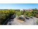 Aerial view of the community's parking lot and landscaping at 210 3Rd W St # 8407, Bradenton, FL 34205