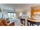 Open living and kitchen area with modern finishes at 210 3Rd W St # 8407, Bradenton, FL 34205