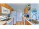 Clean and bright kitchen with stainless steel appliances at 210 3Rd W St # 8407, Bradenton, FL 34205