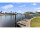 Private dock and serene canal view at 3920 Bal Harbor Blvd # D8, Punta Gorda, FL 33950