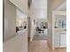 View through entryway showcasing living room and water views at 3920 Bal Harbor Blvd # D8, Punta Gorda, FL 33950