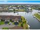 Aerial view of waterfront property and community at 3920 Bal Harbor Blvd # D8, Punta Gorda, FL 33950