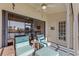 Relaxing patio with comfortable seating and water views at 3920 Bal Harbor Blvd # D8, Punta Gorda, FL 33950