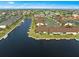 Breathtaking aerial view of canal front community at 3920 Bal Harbor Blvd # D8, Punta Gorda, FL 33950