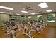 Modern spin studio with multiple cycles and great lighting at 13853 Siena Loop, Lakewood Ranch, FL 34202