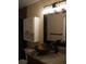 Updated bathroom with vessel sink, modern vanity, and stylish light fixture at 2411 Aspinwall St # 2411, Sarasota, FL 34237