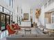 Elegant lobby with comfortable seating and high ceilings at 750 N Tamiami Trl # 1115, Sarasota, FL 34236
