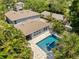 Two-story home with pool and large backyard at 1800 Robinhood St, Sarasota, FL 34231