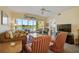 Living room with lake view and comfortable seating at 4215 Caddie E Dr # 101, Bradenton, FL 34203