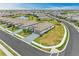 Aerial view of homes showcasing community and landscaping at 15739 Barefoot Beach Dr, Bradenton, FL 34211