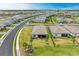 Aerial view of the property and surrounding neighborhood at 15739 Barefoot Beach Dr, Bradenton, FL 34211