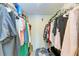 Large walk-in closet with double hanging rods at 4159 Heron Way # E303, Bradenton, FL 34205