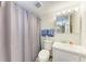 Clean bathroom with shower/tub and vanity at 4159 Heron Way # E303, Bradenton, FL 34205